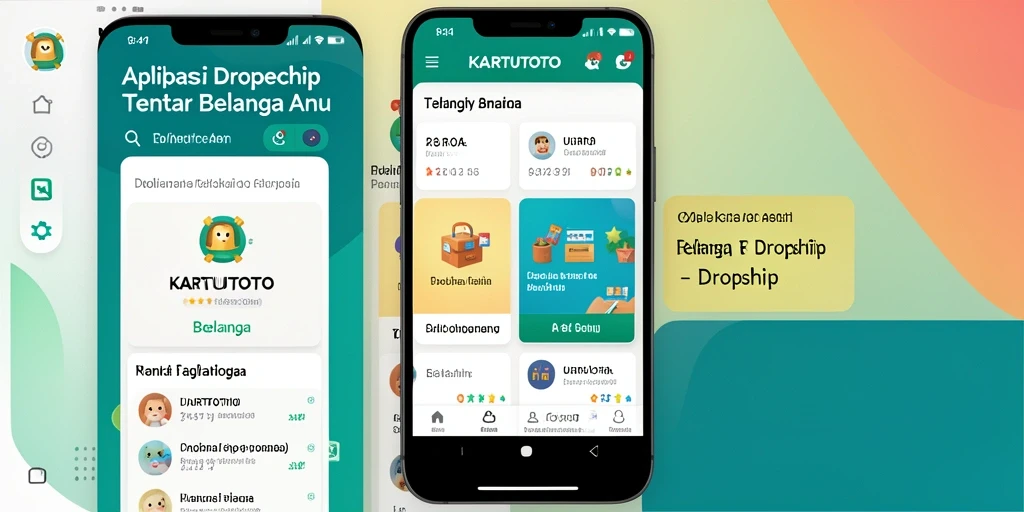 Antarmuka utama KARTUTOTO dengan fitur dropship yang mudah digunakan.
