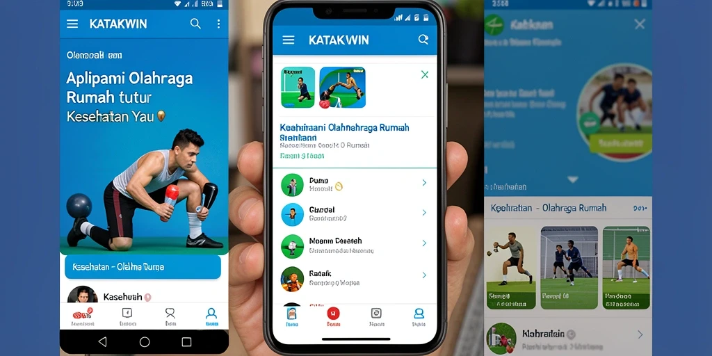 Tampilan antarmuka aplikasi KATAKWIN yang sederhana dan fungsional.