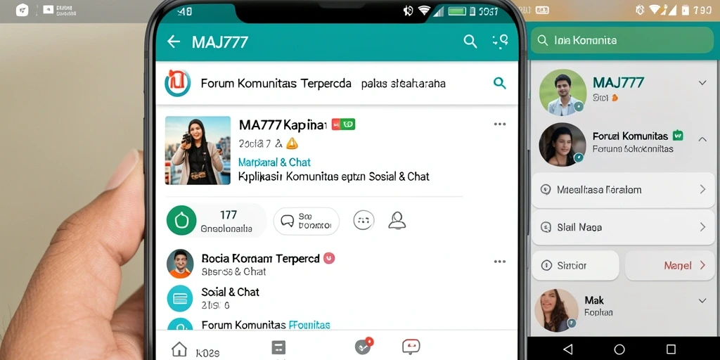 Tampilan antarmuka aplikasi MAJ777 yang menarik dan interaktif.